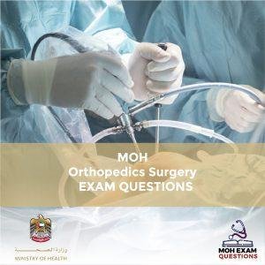 MOH Orthopedics Surgery Exam Questions