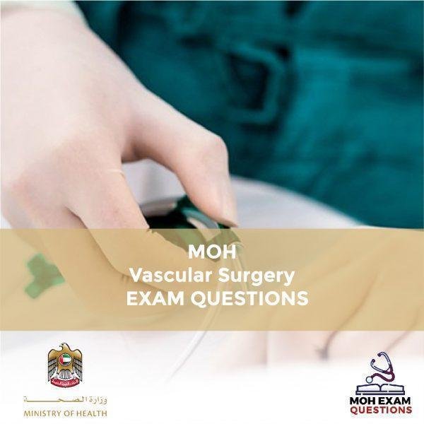 MOH Vascular surgery Exam Questions