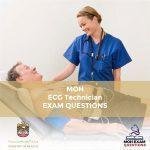 MOH ECG Technician Exam Questions