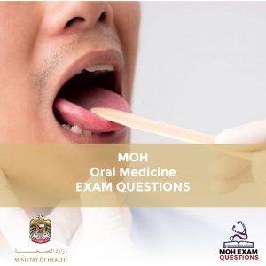 MOH Oral Medicine Exam Questions