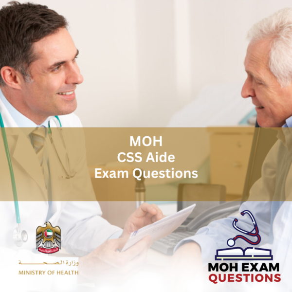 MOH CSS Aide Exam Questions