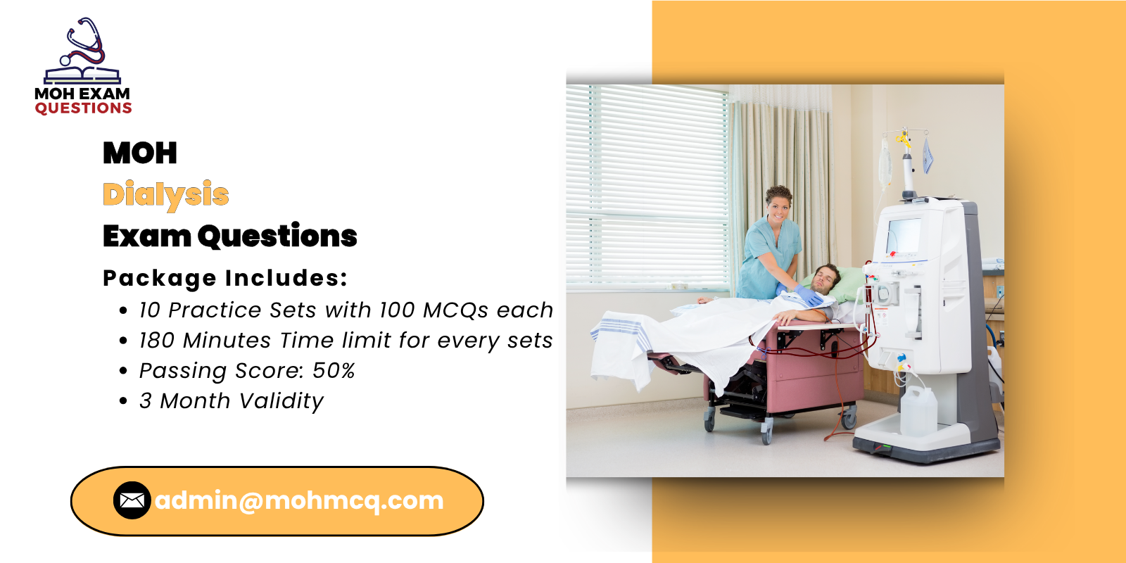 MOH Dialysis Exam Questions