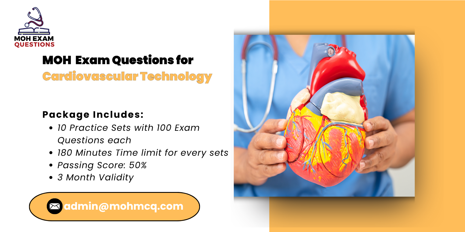 MOH Exam Questions for Cardiovascular Technology