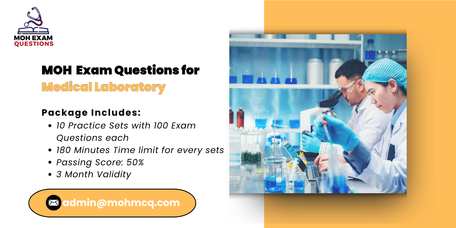 MOH Exam Questions for Medical Laboratory