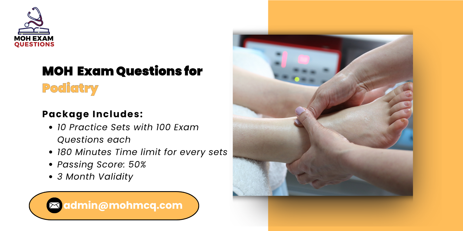 MOH Exam Questions for Podiatry