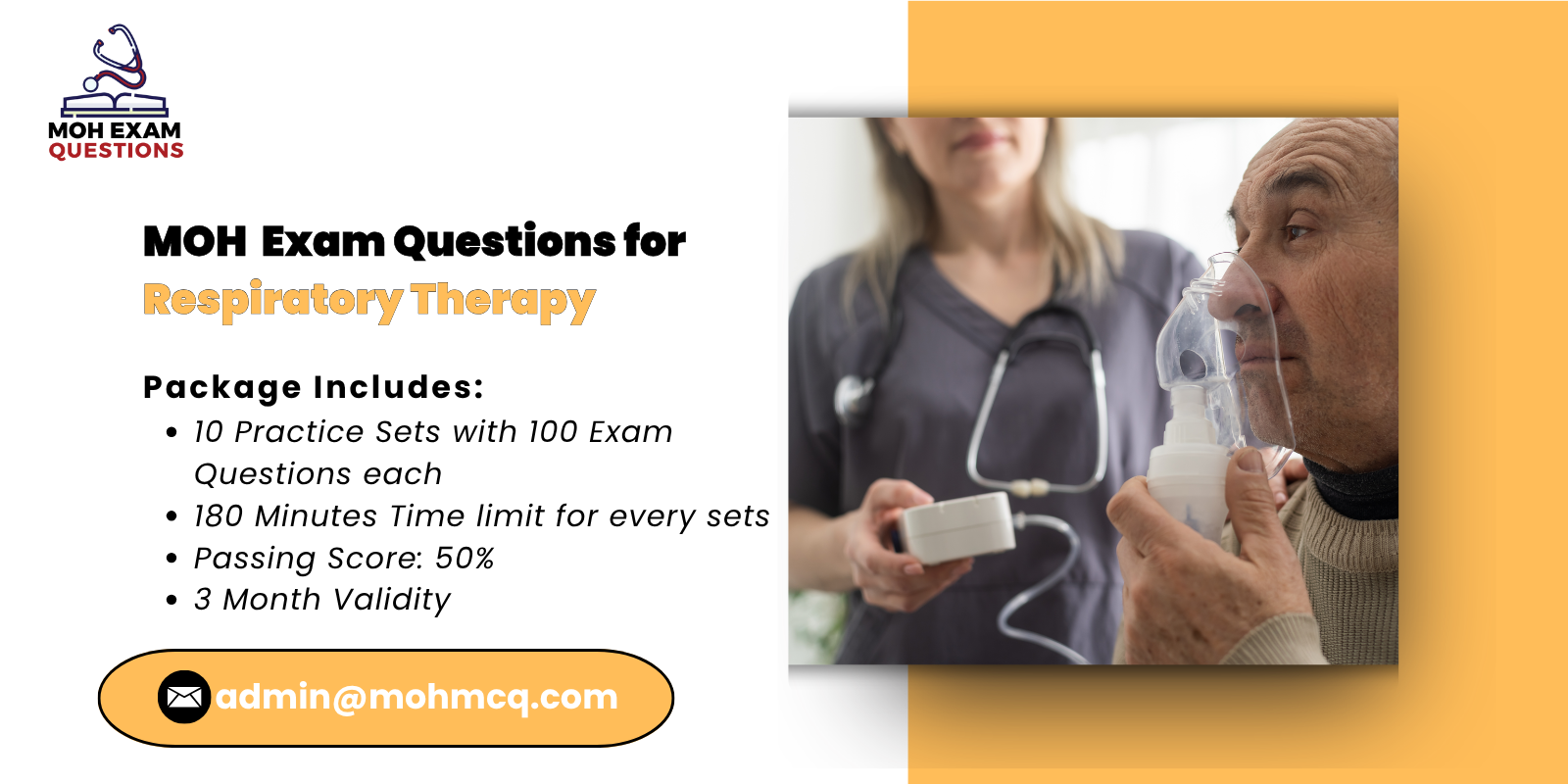 MOH Exam Questions for Respiratory Therapy