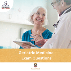 MOH Geriatric Medicine Exam Questions