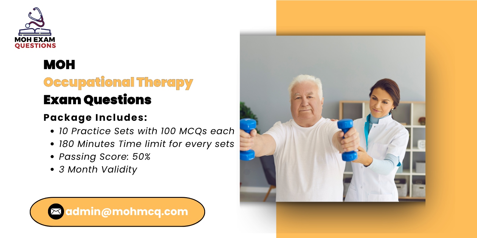 MOH Occupational Therapy Exam Questions