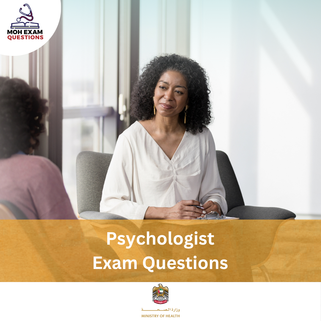MOH Psychologist Exam Questions