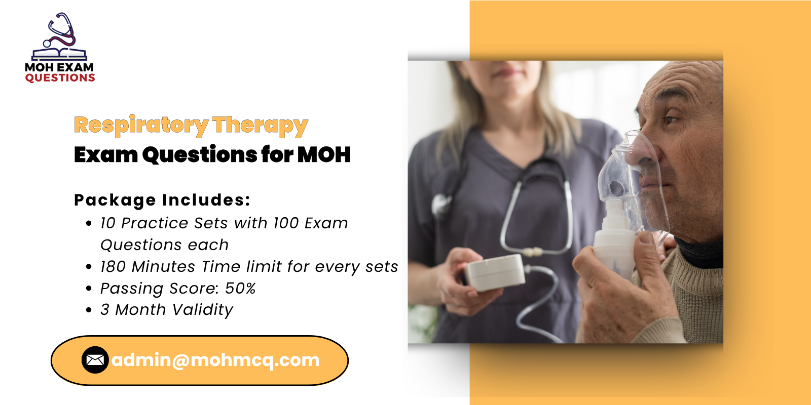 Respiratory Therapy Exam Questions for MOH