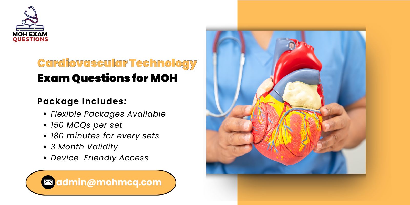 Cardiovascular Technology Exam Questions for MOH