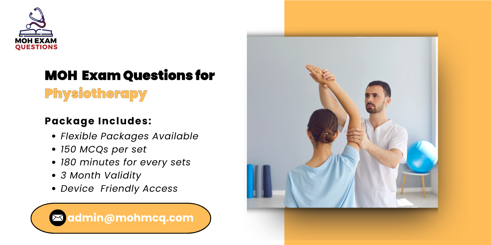 MOH Exam Questions for Physiotherapy