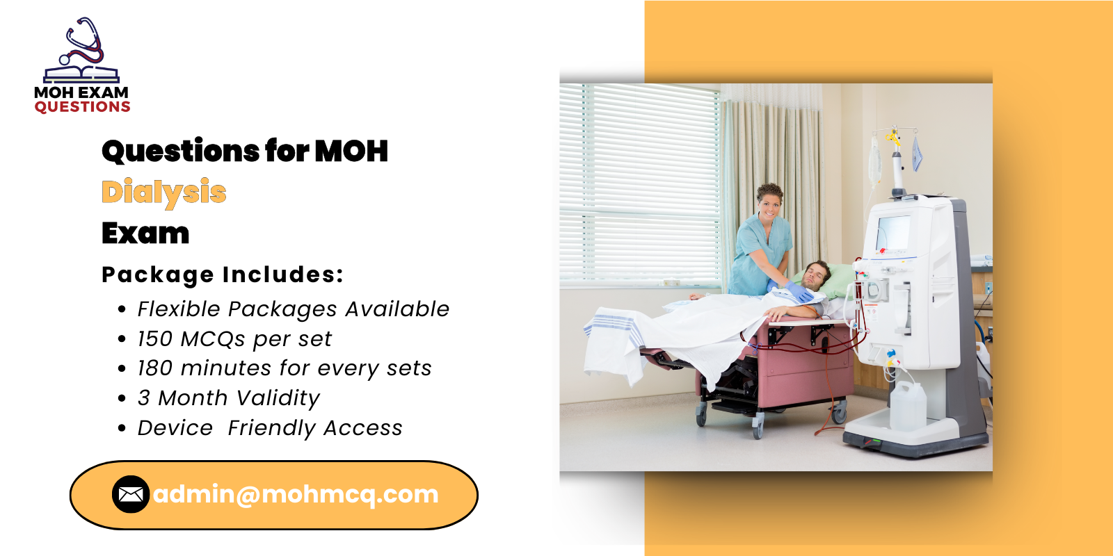 Questions for MOH Dialysis Exam