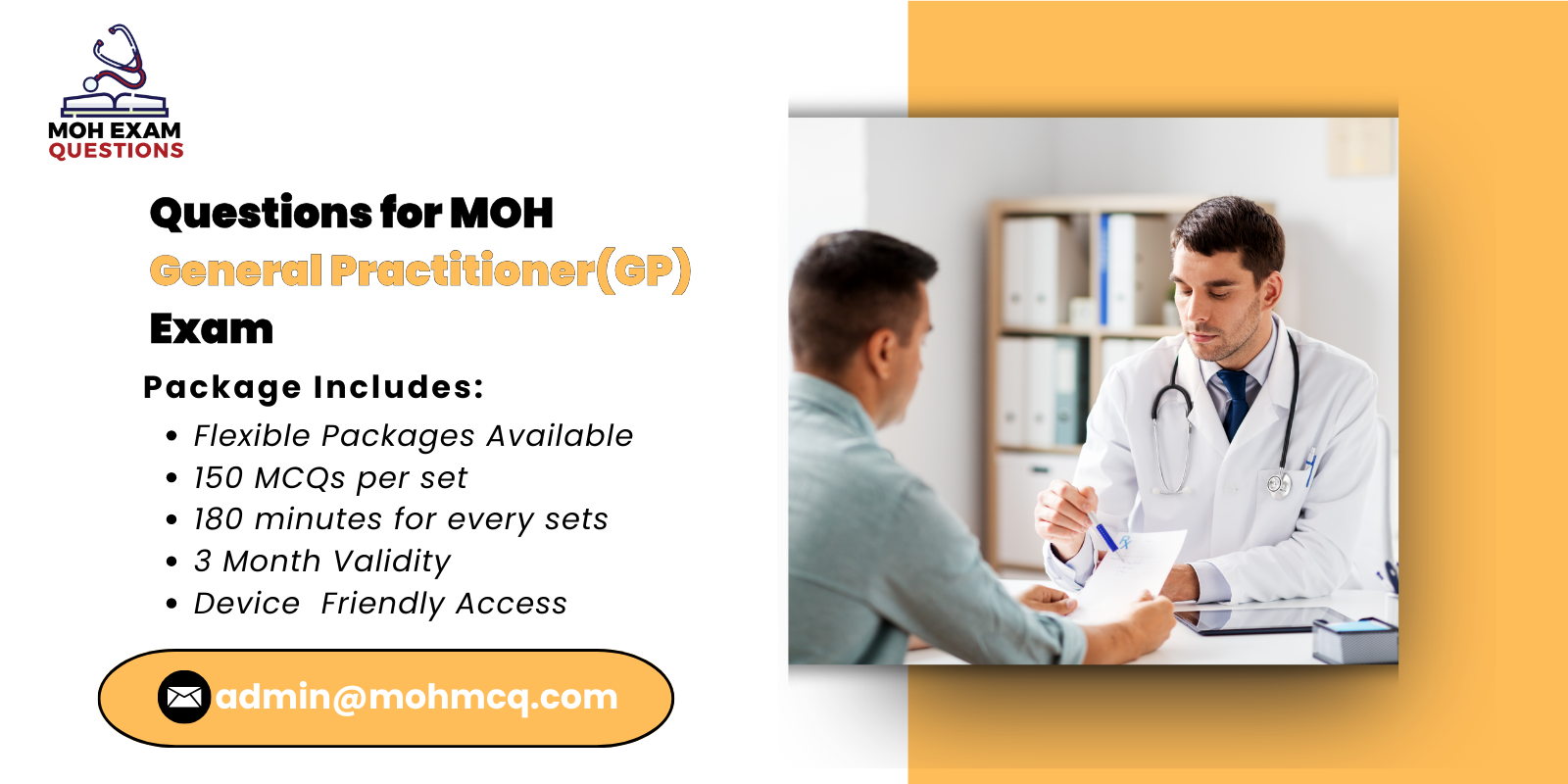 Questions for MOH General Practitioner (GP) Exam