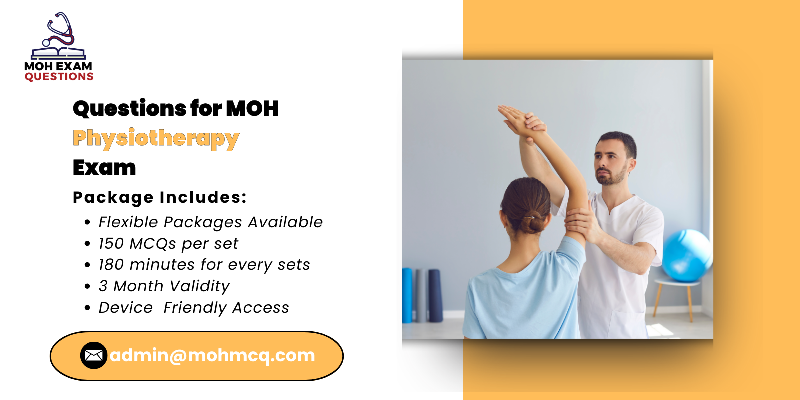 Questions for MOH Physiotherapy Exam