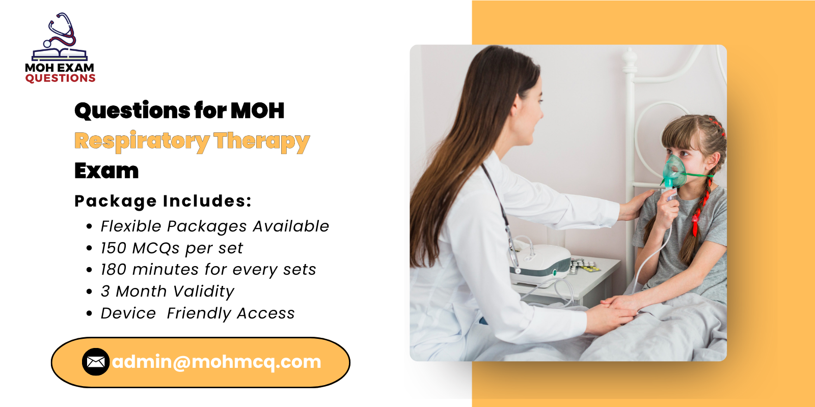 Questions for MOH Respiratory Therapy Exam