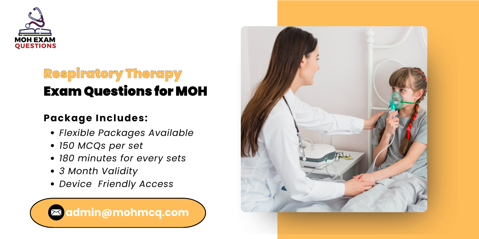 Respiratory Therapy Exam Questions for MOH